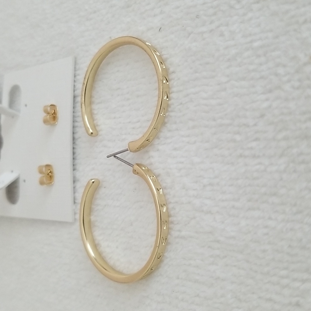 New Lucky Brand Hoop Earrings - Picture 4 of 5